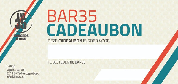 BAR35 Cadeaubon